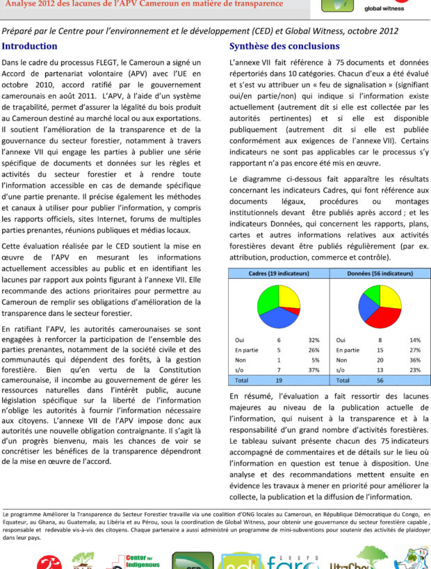 Améliorer la Transparence dans le Secteur Forestier