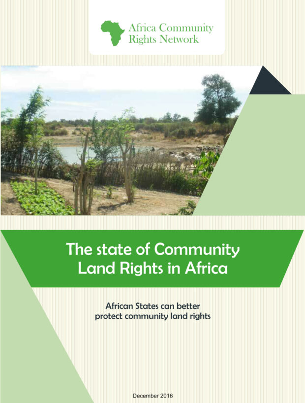 The state of CommunityLand Rights in Africa