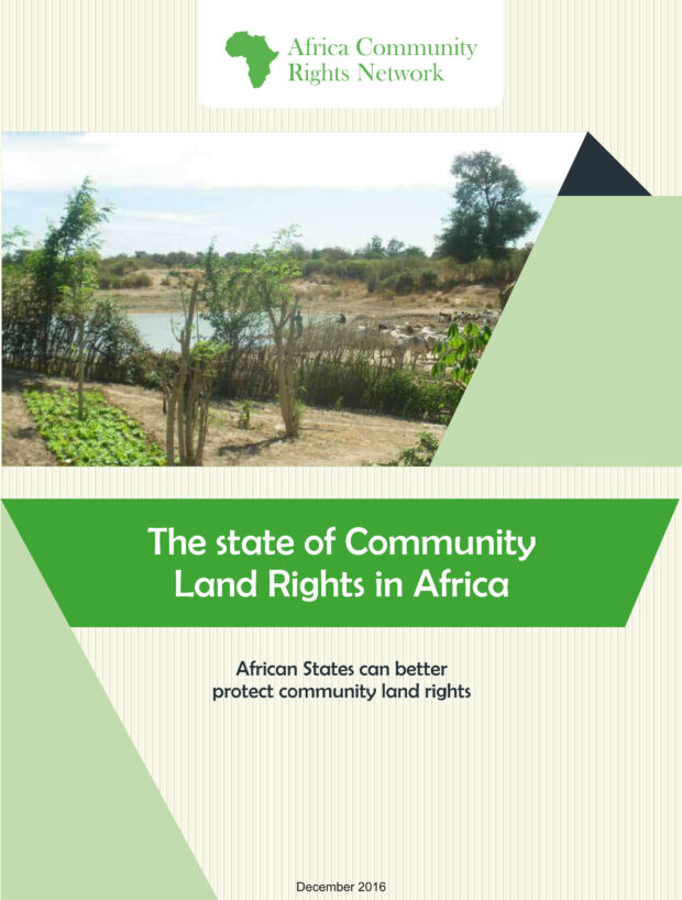 The state of CommunityLand Rights in Africa